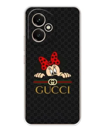 Чехол для Huawei Honor 400 с картинкой «Минни Маус Gucci — черный»