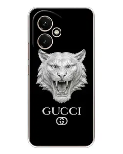 Чехол для Huawei Honor 400 с картинкой «Gucci — серебряный лев»