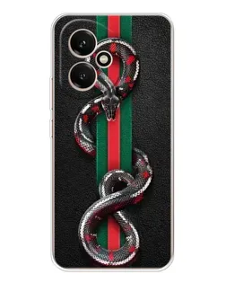 Чехол для Huawei Honor 400 с картинкой «Gucci — змея на полосе»