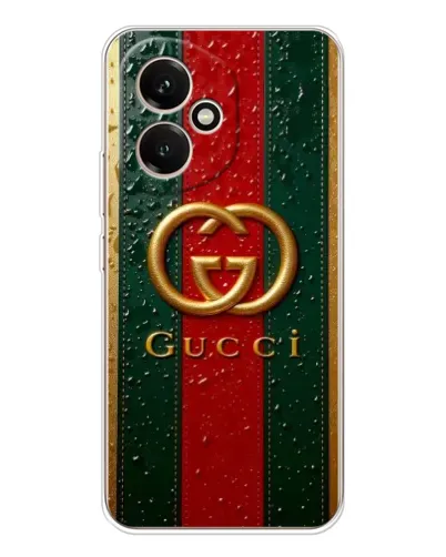 Чехол для Huawei Honor 400 с картинкой «Gucci — фирменная полоса и золото» Чехол для Huawei Honor 400 с картинкой «Gucci — фирменная полоса и золото»