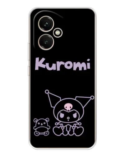 Чехол для Huawei Honor 400 с картинкой «Kuromi — черный минимализм» Чехол для Huawei Honor 400 с картинкой «Kuromi — черный минимализм»