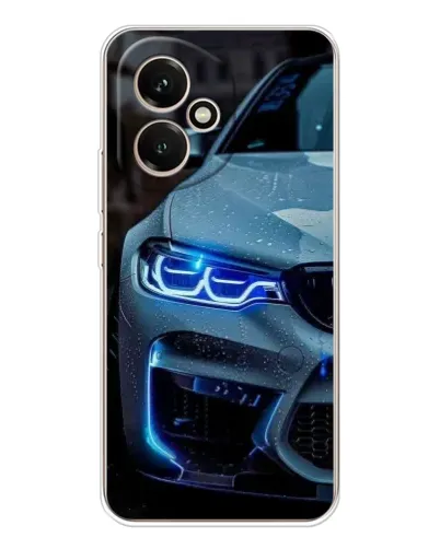 Чехол для Huawei Honor 400 с картинкой «Взгляд BMW с синими фарами»