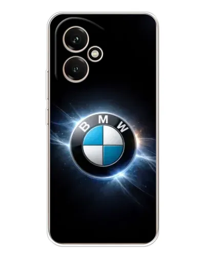 Чехол для Huawei Honor 400 с картинкой «BMW — неоновое сияние»