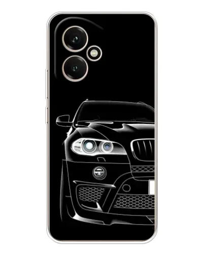 Чехол для Huawei Honor 400 с картинкой «Темный силуэт BMW»