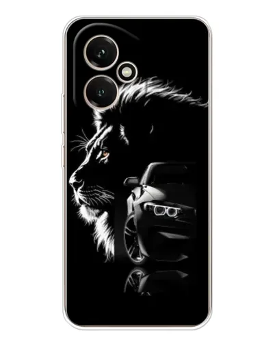 Чехол для Huawei Honor 400 с картинкой «BMW и лев»