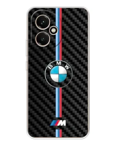 Чехол для Huawei Honor 400 с картинкой «Эмблема BMW и карбон»
