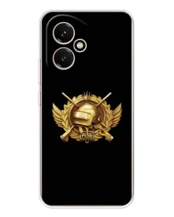 Чехол для Huawei Honor 400 с картинкой «PUBG — оранжевый градиент»