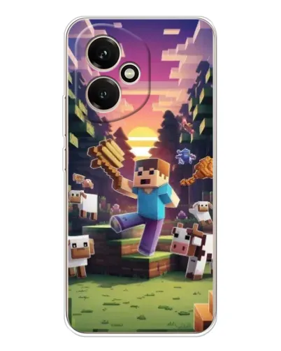 Чехол для Huawei Honor 400 с картинкой «Стив на ферме» Чехол для Huawei Honor 400 с картинкой «Стив на ферме»