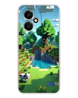 Чохол для Huawei Honor 400 з картинкою «Minecraft літній день»