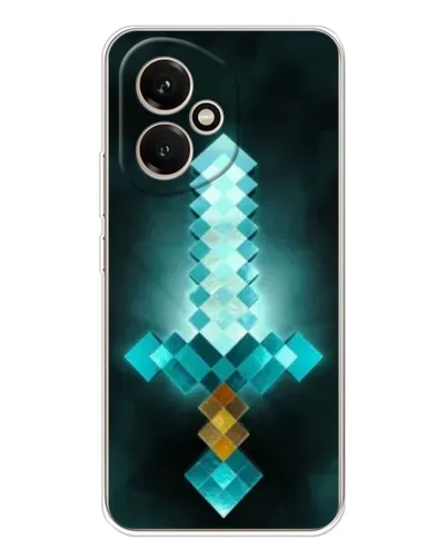 Чехол для Huawei Honor 400 с картинкой «Алмазный меч неон» Чехол для Huawei Honor 400 с картинкой «Алмазный меч неон»