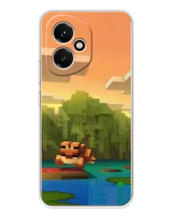 Чохол для Huawei Honor 400 з картинкою «Майнкрафт захід сонця»