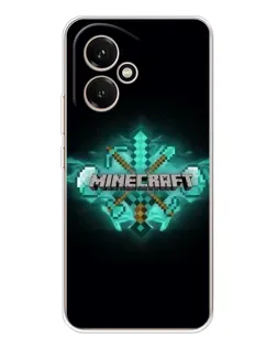 Чохол для Huawei Honor 400 з картинкою «Minecraft Diamond лого»