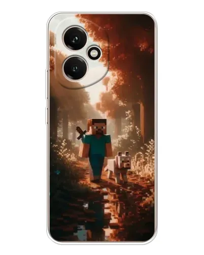 Чехол для Huawei Honor 400 с картинкой «Стив в лесу» Чехол для Huawei Honor 400 с картинкой «Стив в лесу»