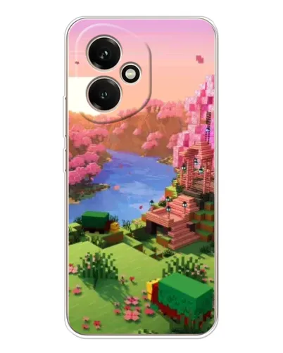 Чехол для Huawei Honor 400 с картинкой «Розовое дерево Minecraft» Чехол для Huawei Honor 400 с картинкой «Розовое дерево Minecraft»