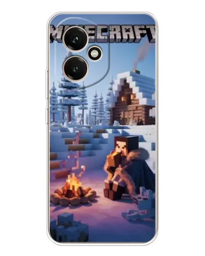 Чехол для Huawei Honor 400 с картинкой «Зимний Minecraft» Чехол для Huawei Honor 400 с картинкой «Зимний Minecraft»