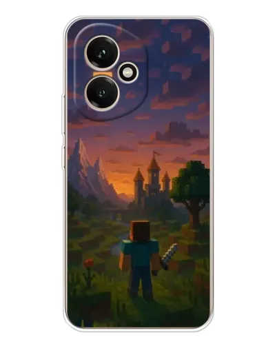 Чехол для Huawei Honor 400 с картинкой «Стив у башни» Чехол для Huawei Honor 400 с картинкой «Стив у башни»