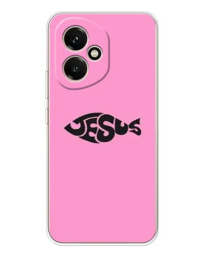 Чехол для Huawei Honor 400 с картинкой «Розовый символ Jesus» Чехол для Huawei Honor 400 с картинкой «Розовый символ Jesus»