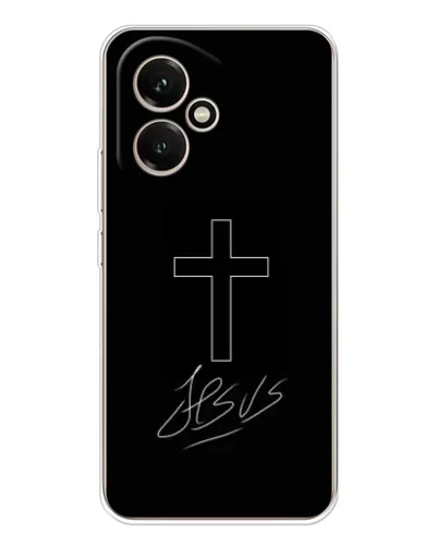 Чехол для Huawei Honor 400 с картинкой «Графический крест Jesus» Чехол для Huawei Honor 400 с картинкой «Графический крест Jesus»