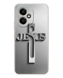 Чехол для Huawei Honor 400 с картинкой «Металлический крест Jesus» Чехол для Huawei Honor 400 с картинкой «Металлический крест Jesus»