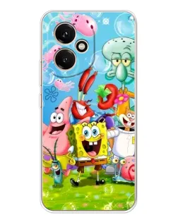 Чехол для Huawei Honor 400 с картинкой «Губка Боб и друзья»