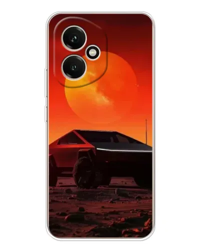 Чехол для Huawei Honor 400 с картинкой «Cybertruck на Марсе»