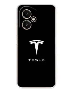 Чехол для Huawei Honor 400 с картинкой «Tesla White Logo»