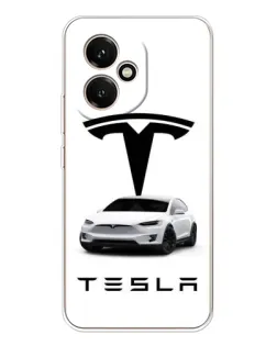 Чехол для Huawei Honor 400 с картинкой «Tesla White Style»
