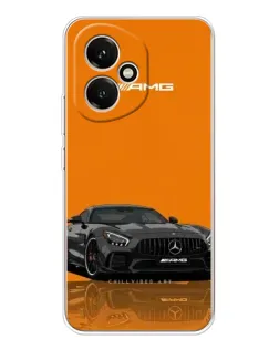 Чехол для Huawei Honor 400 с картинкой «Оранжевый Mercedes AMG»
