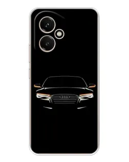 Чехол для Huawei Honor 400 с картинкой «Audi — ночной контур» Чехол для Huawei Honor 400 с картинкой «Audi — ночной контур»
