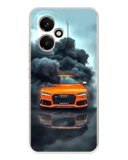Чехол для Huawei Honor 400 с картинкой «Audi в облаках дыма» Чехол для Huawei Honor 400 с картинкой «Audi в облаках дыма»