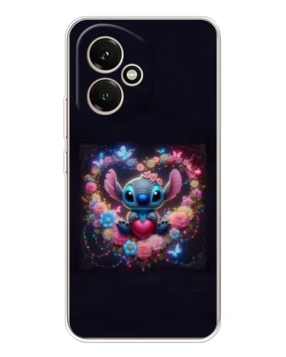 Чехол для Huawei Honor 400 с картинкой «Stitch в цветах» Чехол для Huawei Honor 400 с картинкой «Stitch в цветах»