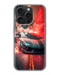 Чехол для Huawei Honor 600e с картинкой «Lamborghini красный дым» Чехол для Huawei Honor 600e с картинкой «Lamborghini красный дым»