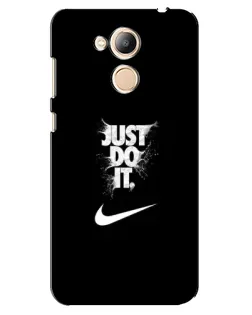 Чехол для Huawei Honor 6c Pro с картинкой «Текстовый принт Nike» Чехол для Huawei Honor 6c Pro с картинкой «Текстовый принт Nike»