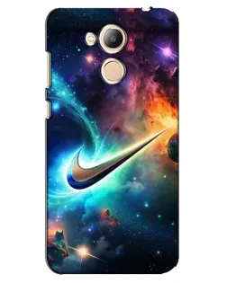 Чехол для Huawei Honor 6c Pro с картинкой «Космический Nike Swoosh» Чехол для Huawei Honor 6c Pro с картинкой «Космический Nike Swoosh»