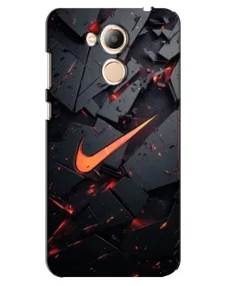 Чехол для Huawei Honor 6c Pro с картинкой «Nike — эффект разломов» Чехол для Huawei Honor 6c Pro с картинкой «Nike — эффект разломов»