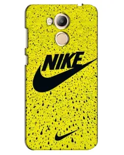 Чехол для Huawei Honor 6c Pro с картинкой «Желтый текстурный Nike» Чехол для Huawei Honor 6c Pro с картинкой «Желтый текстурный Nike»