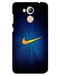 Чехол для Huawei Honor 6c Pro с картинкой «Синий пульс Nike» Чехол для Huawei Honor 6c Pro с картинкой «Синий пульс Nike»