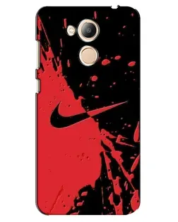 Чехол для Huawei Honor 6c Pro с картинкой «Красные брызги Nike» Чехол для Huawei Honor 6c Pro с картинкой «Красные брызги Nike»