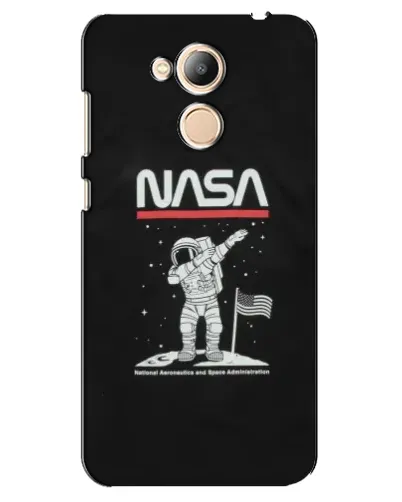 Чехол для Huawei Honor 6c Pro с картинкой «NASA — шагаем по Луне»
