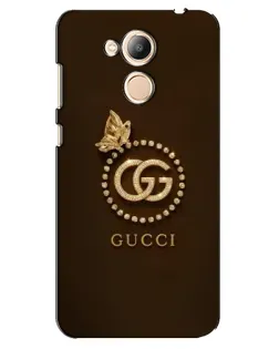 Чехол для Huawei Honor 6c Pro с картинкой «Gucci — золотая бабочка»