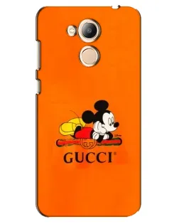 Чехол для Huawei Honor 6c Pro с картинкой «Микки Маус Gucci — оранж»