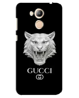 Чехол для Huawei Honor 6c Pro с картинкой «Gucci — серебряный лев»