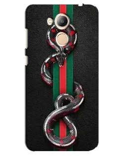 Чехол для Huawei Honor 6c Pro с картинкой «Gucci — змея на полосе»
