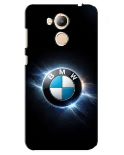 Чехол для Huawei Honor 6c Pro с картинкой «BMW — неоновое сияние»