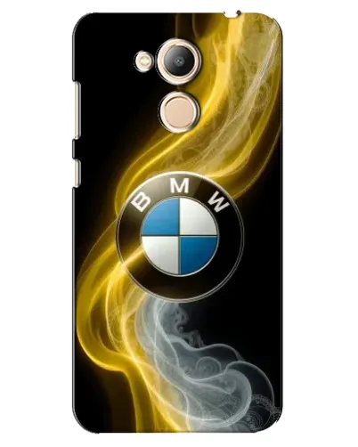 Чехол для Huawei Honor 6c Pro с картинкой «Золотистый дым BMW»