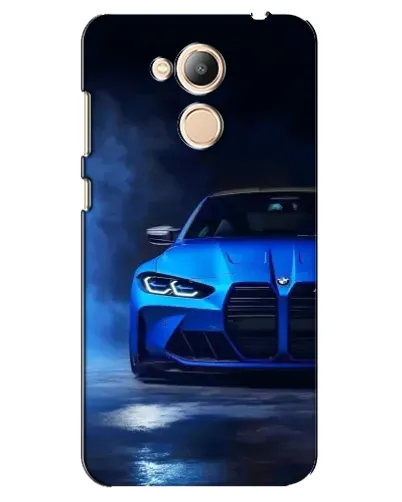 Чехол для Huawei Honor 6c Pro с картинкой «Голубая BMW M4»