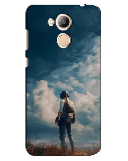 Чехол для Huawei Honor 6c Pro с картинкой «Герой PUBG на скале» Чехол для Huawei Honor 6c Pro с картинкой «Герой PUBG на скале»