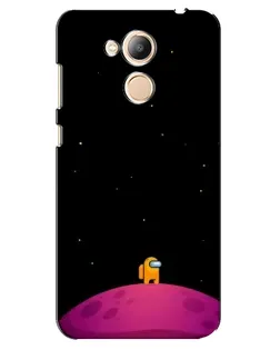 Чехол для Huawei Honor 6c Pro с картинкой «Одинокий герой на планете»