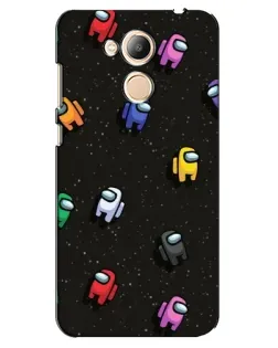 Чехол для Huawei Honor 6c Pro с картинкой «Космический паттерн Among Us»