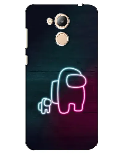 Чехол для Huawei Honor 6c Pro с картинкой «Among Us неон-арт» Чехол для Huawei Honor 6c Pro с картинкой «Among Us неон-арт»
